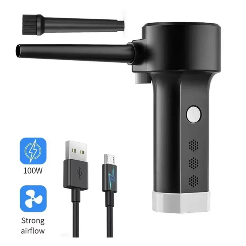 Compressed Air can for computers ,Electric Air Blower Computer Cleaning,Cordless Air Dust Cleaner for PC Keyboard Crumbs