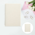 2Pcs Spiral Math Notebook Graph Paper Grid Notepad Ideal for Students Engineers Journaling Sketching Scheduling Daily Planning