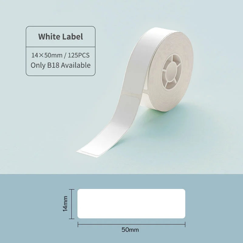Wireless portable printer color label printer NIIMBOT B18 thermal transfer technology ribbon printing multi-color printing