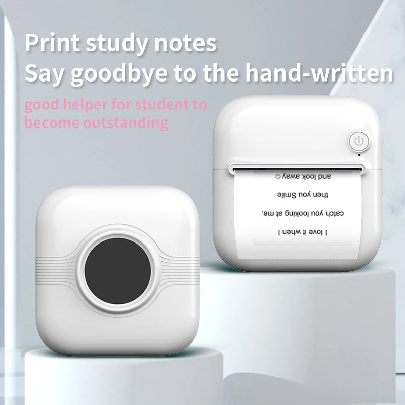 X6 Mini HD Portable Label Thermal Printer Endurance Bluetooth Printer for Student Error Title Note Wrong Pocket Inkless Printing