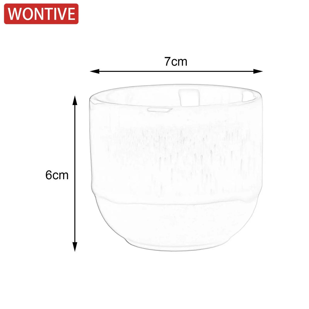 Kiln Change China Ceramic Tea Cup Pottery Jianzhan Drinkware  Temmoku Glaze Porcelain Kung Fu Cups Set for Water Latte Milk