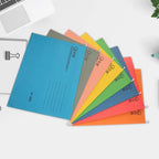 8 Pcs A4 Size Thick Paper Suspension Folders Hanging Files Office Storage ganizer Records Financial Documents Filing