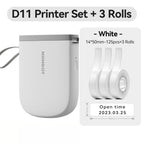 Niimbot D11 Mini Printer Wireless Phone Pocket Thermal Label Maker USB Rechargeable Inkless DIY Name Price Tag Sticker Machine