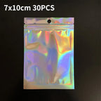 Resealable Laser Ziplock Bags For Necklace Food Storage Bags Pouch Packaging Bag Multifunctional Bubble Mailers