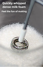 Coffee Milk Frother Portable Electric Milk Frothers Kitchen Miniature Milks Foam Machine Decoration Mixer Blender Coffeeware