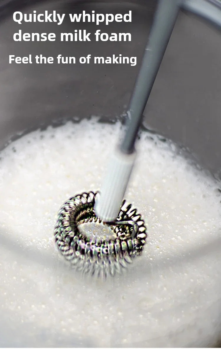 Coffee Milk Frother Portable Electric Milk Frothers Kitchen Miniature Milks Foam Machine Decoration Mixer Blender Coffeeware