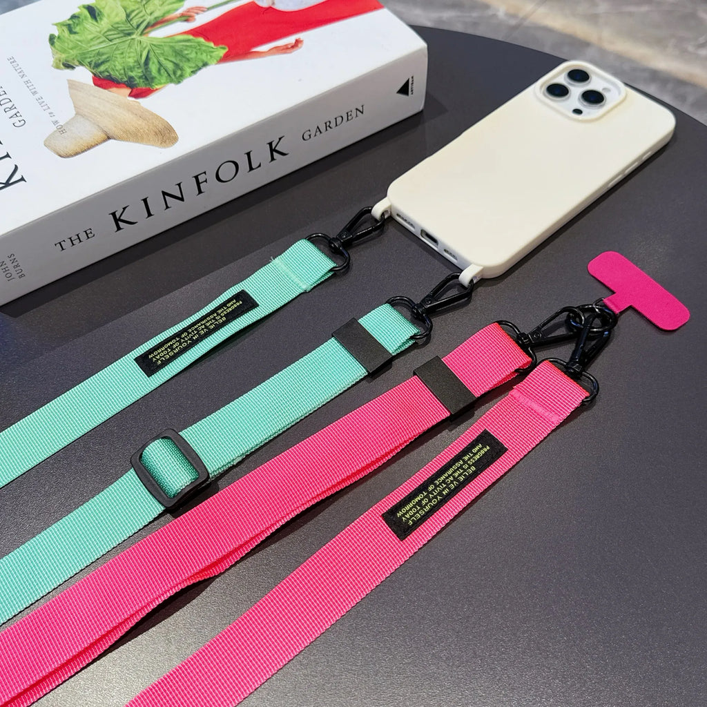 Adjustable Crossbody Mobile Phone Universal Lanyard Diagonal Long Rope Shoulder Strap Neck Multi-Purpose Anti-Loss Rope