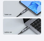Hagibis LED Display 240W USB C Adapter Type C to USB C USB4 Connector 40Gbps 8K@60Hz for Thunderbolt 4/3 iPhone 15/16/17 Macbook