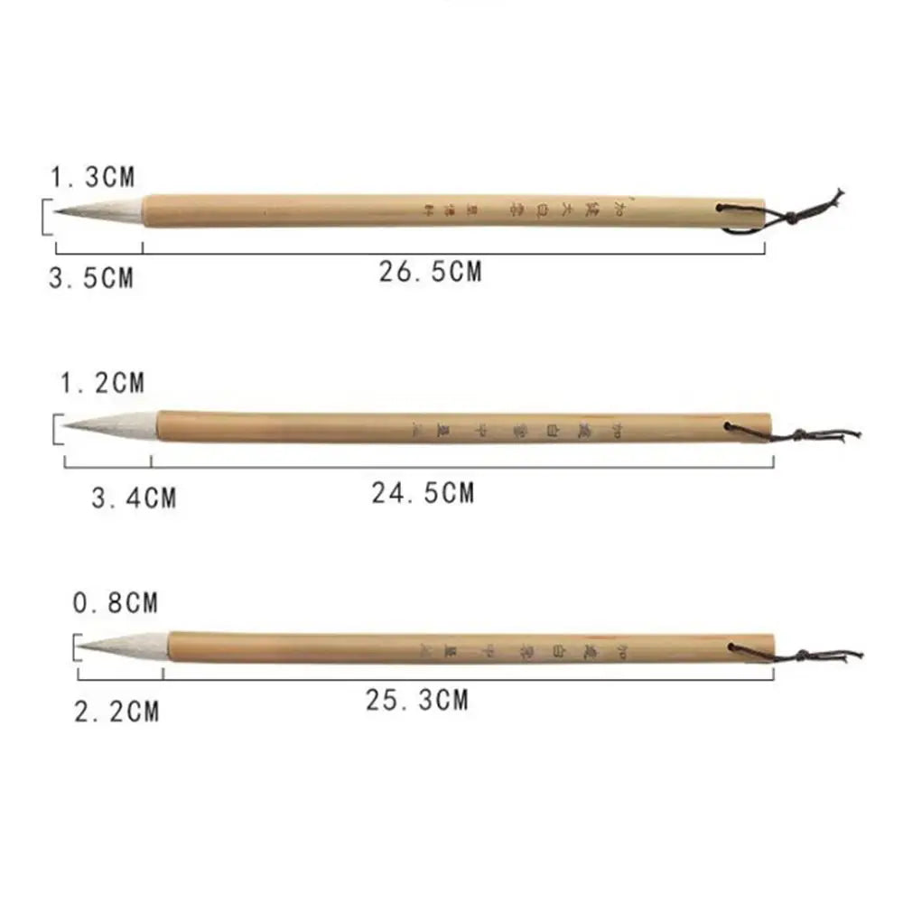 Traditional Chinese Writing Brushes Wolf's Hair Writing Brush for Calligraphy Painting Practice Brush