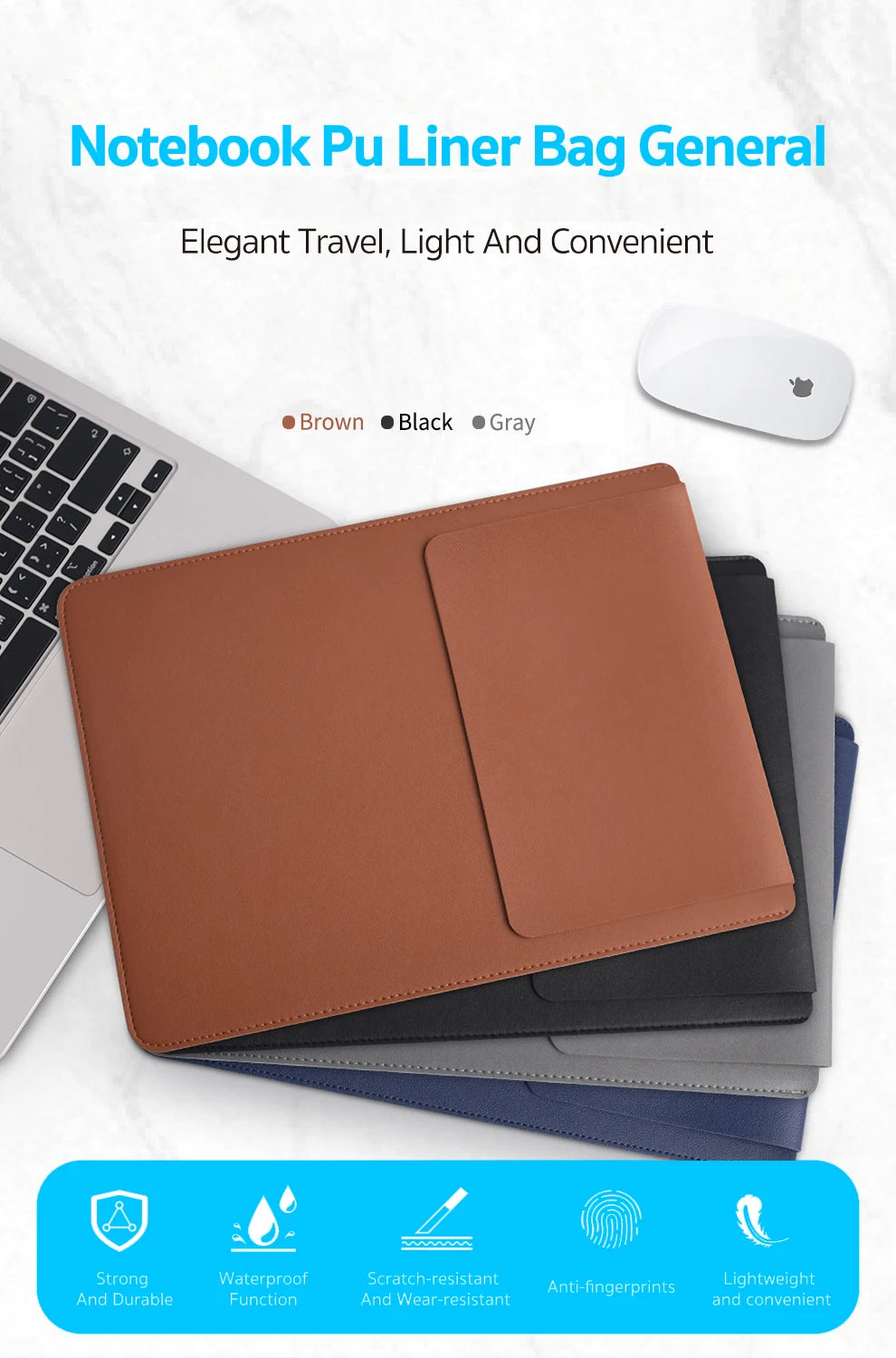 Dormin Laptop Sleeve Bag Case For Apple Macbook Air Pro 13 M1 M2 2020 Notebook Sleeve Bag For ASUS 11 12 13.3 14 15 15.6 16 Case