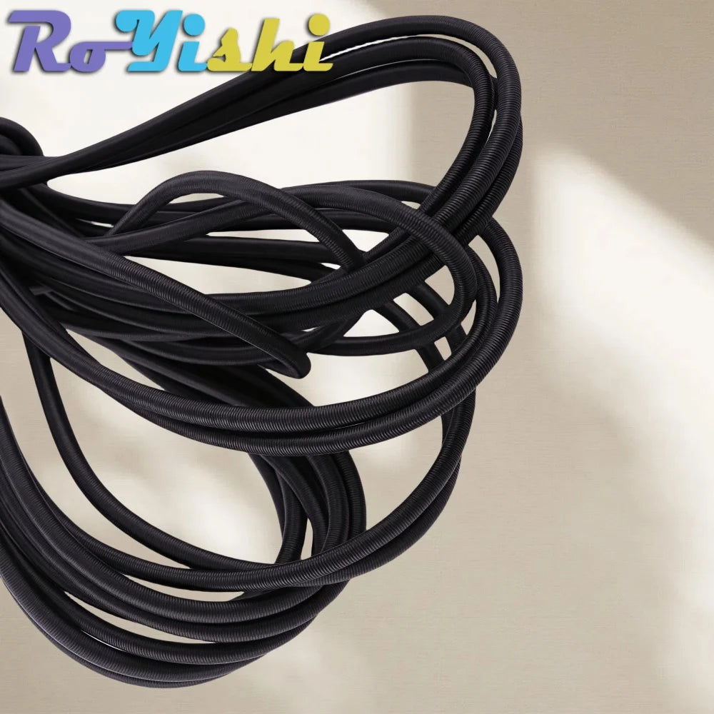 10M Strong Elastic Cord Rope Rubber Band Sewing Clothing Craft Supplies for DIY Jewelry Making Tents Kayak Boat Bag Luggage