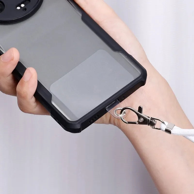 Cell Phone Lanyard Crossbody Adjustable Neck Strap for Around The Hand with Clear Tether Tab for Most Full Coverage Phones Case