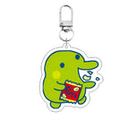 Acrylic GoGo Tamago Q Version Mobile Phone Chain Mametchi Kuchipatchi Mimitchi Gozarutchi Key Chain Cell Phone Pendant Gifts