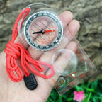 High Quality Acrylic Map Ruler Compass Multi-function Portable Baseplate Compass Transparent Camping Maps Hiking