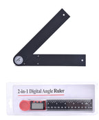 200mm 8'' Digital Angle Finder Ruler Protractor Inclinometer  Electron Goniometer  Angle Length Measuring Tool