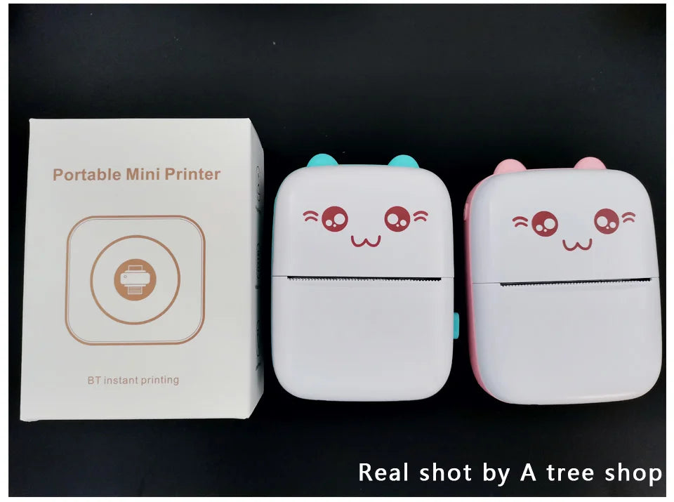 C9 mini HD printer portable sticker label Printer Bluetooth pocket thermal printer with paper for student note inkless printing