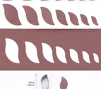 7Pcs Leather Die Cutter Hollow Punching Tool Cutting Mold Punching Die Set for Handmade DIY Leather Craft 20/25/30/35/40/45/50mm