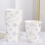 Pink Blue Stripe Dot Disposable Tableware Sets Paper Cups Plate Straws Fork Disposable Sets Wedding Birthday Party Decorations