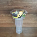 50pcs Disposable Hot Pot Cups Fried Chicken Fruit Creative Cup Holder Bowl Drink Cup Packaging Takeout Disposable Milk Tea Cups