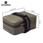 ROCKBROS Bike Saddle Bag Waterproof MTB Road Bike Bag Portable 0.4LMini Tail Bag Lightweight