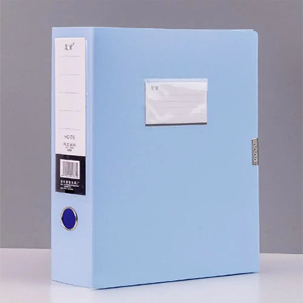 Multifunctional A4 File Organizer Box Thickened Morandi Color File Paper Organizer Dustproof PP Plastic Desktop Storage Box