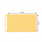 50PCS Thick Yellow Self Seal Kraft Envelopes Self Adhesive Cash Security Envelopes for Coins Seeds Cards Stamps Storage