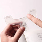 Transparent Plastic Book Clip Simple Reading Aid Fixed Book Page Holder Bookmark Creative Practical Note Holder Gift For Student