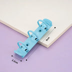 Durable Detachable Metal Spiral Rings Binder Clip High Quality Diary A8 Paper Binder Clips DIY Album Loose Leaf Ring Office