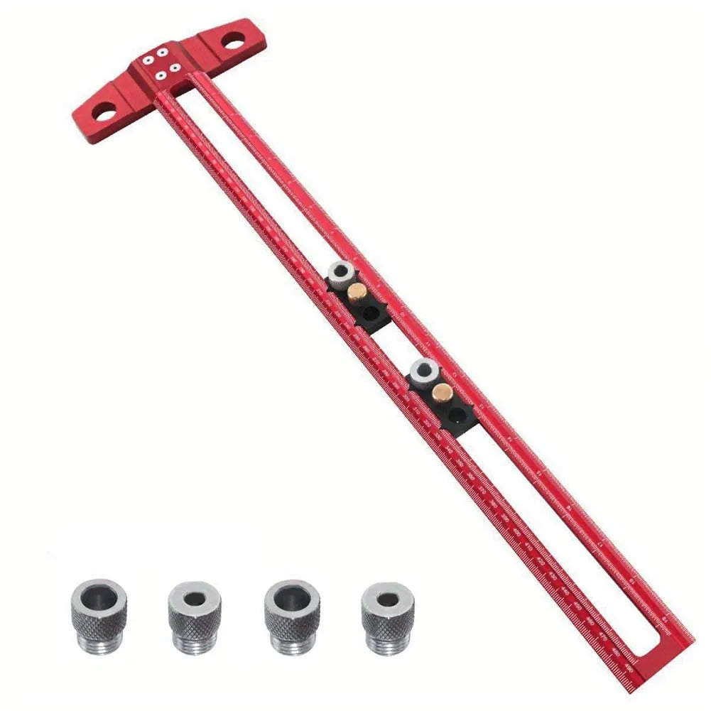 1pc T Type Woodworking Scriber Ruler 90 Degree Line Gauge Scriber T-Square Ruler For Assembling Wooden Boxe Cabinets Photo Frame