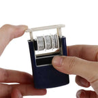 DIY Handle Account Date Stamps Stamping Automatic Ink Return Mini Self-Inking Stamps For Office Supplies Date Wheel Stamp