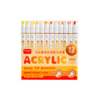 168/120/72/60/48/36/24/12pcs Dual Tips Artist Markers Set Acrylic Marker Set Ideal For School, Office Decor, And Artistic Gifts