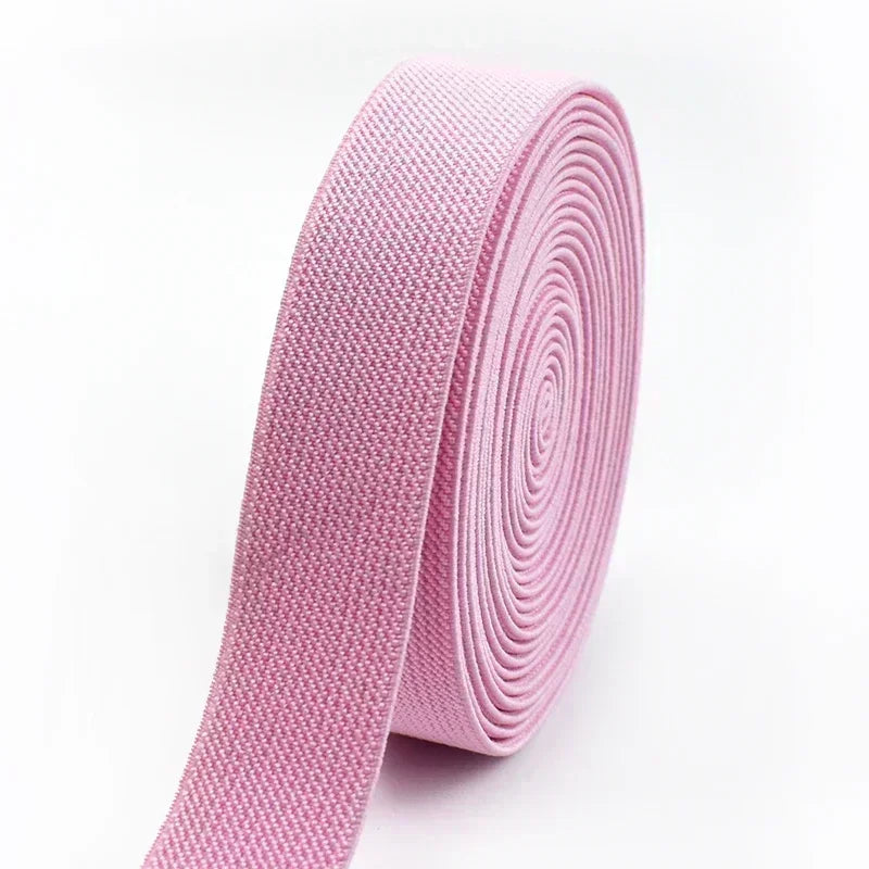 3/5M Meetee 20-50mm Elastic Bands for Trouser Waist Rubber Band Stretch Webbing Tape Belt DIY Underwear Clothes Sewing Accessory