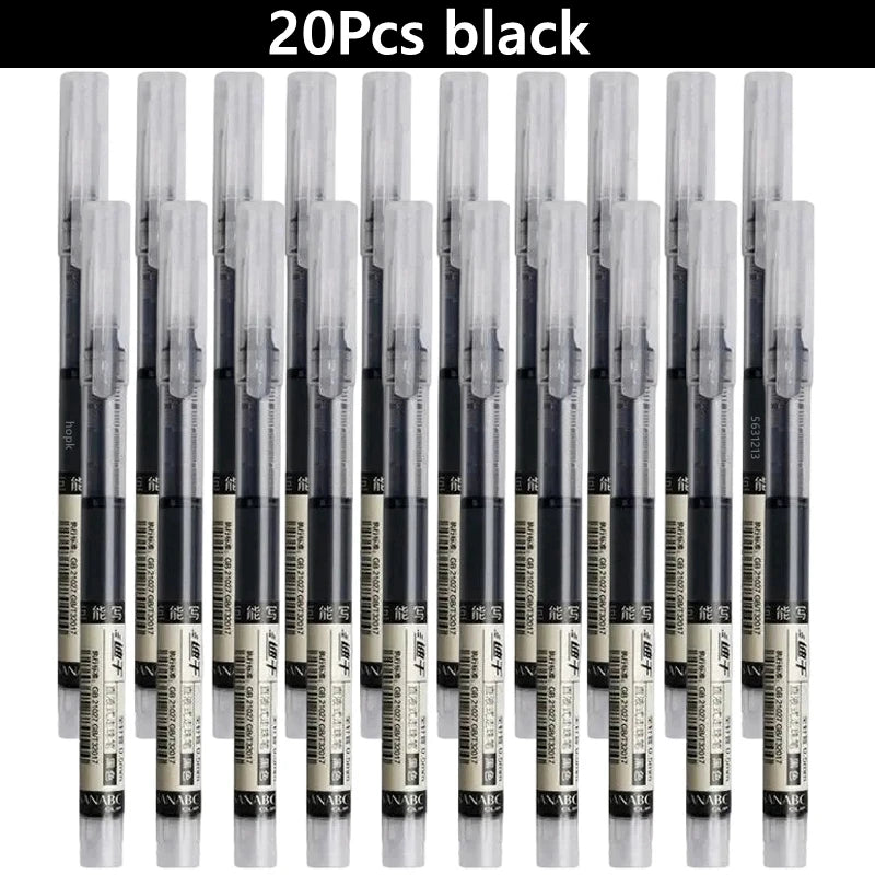 3/10/50/100PCS Color Gel Pens set,0.5mm Fine Tip Ballpoint Pen for Drawing Pens for Writing Office Accessories Back To School