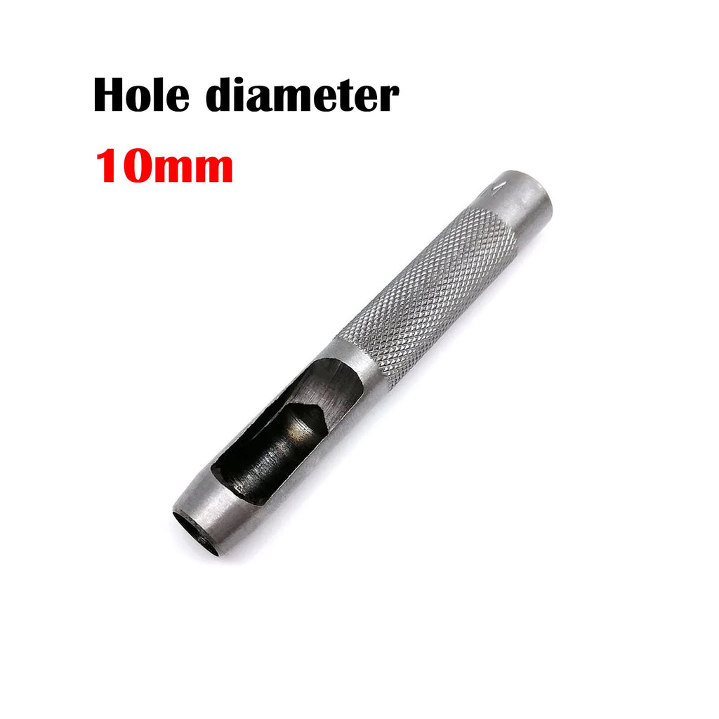 High Quality Steel 1mm 2mm 3mm 4mm 5mm 6mm 8mm to 20mm Round Hole Punch Tool Hollow Cutter for Leather Craft Belt Bag Clothing