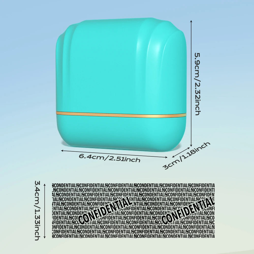 A002 Wide-Sized Identity Privacy Roller Seal, Specifically Designed for Blocking Confidential Addresses and Protecting Privacy