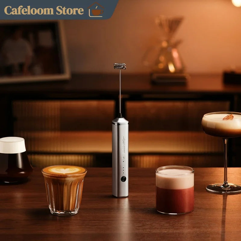 MHW-3BOMBER Electric Milk Frother Handheld Coffee Stirrer Household Egg Beater Milk Foam Maker Multi-Function Milk Frother