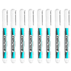 0.7/1.0/1.5/3.0mm White Marker Pens Oily Waterproof Permanent Paint Markers For Wood Plastic Leather Glass Stone Metal Supplies