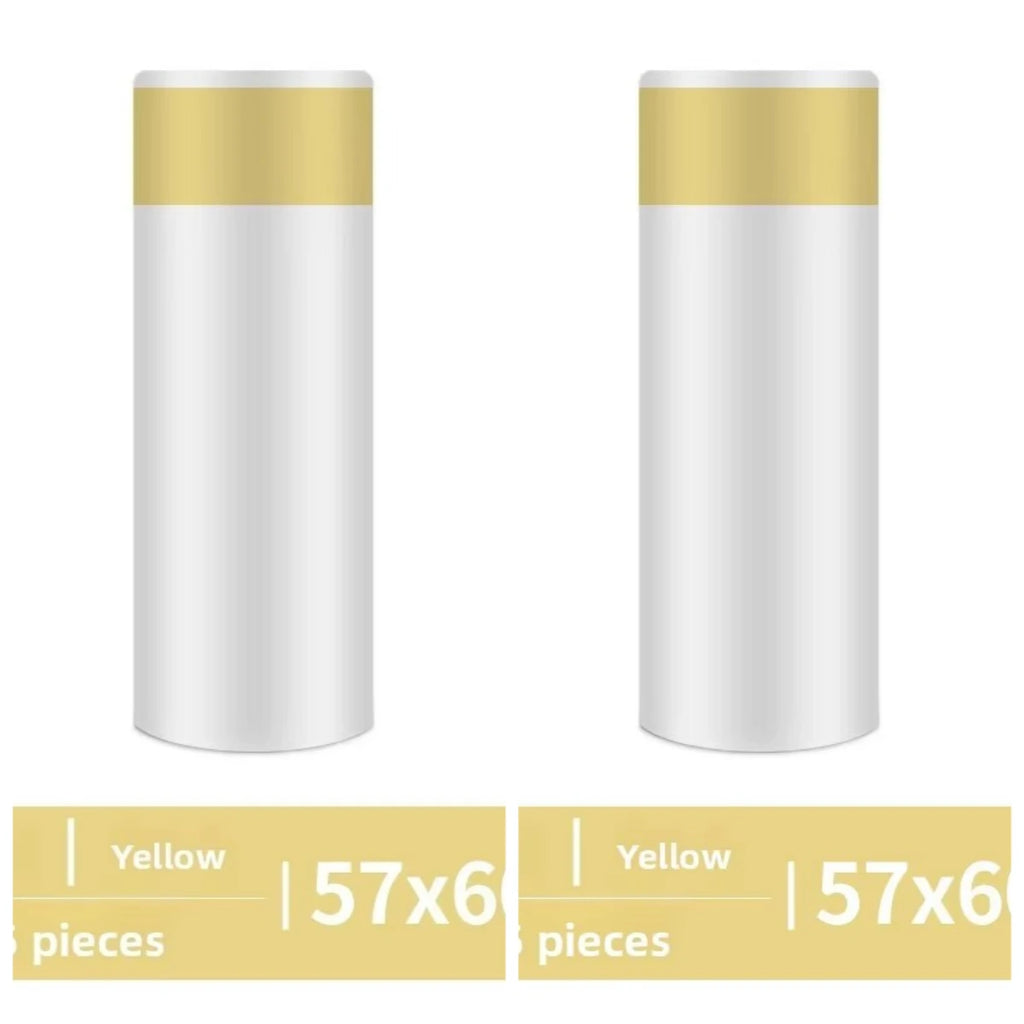 Drawstring Trash Bags Kitchen Waste Disposable Garbage Can Liners Strong Home Office Assorted Sizes Clear