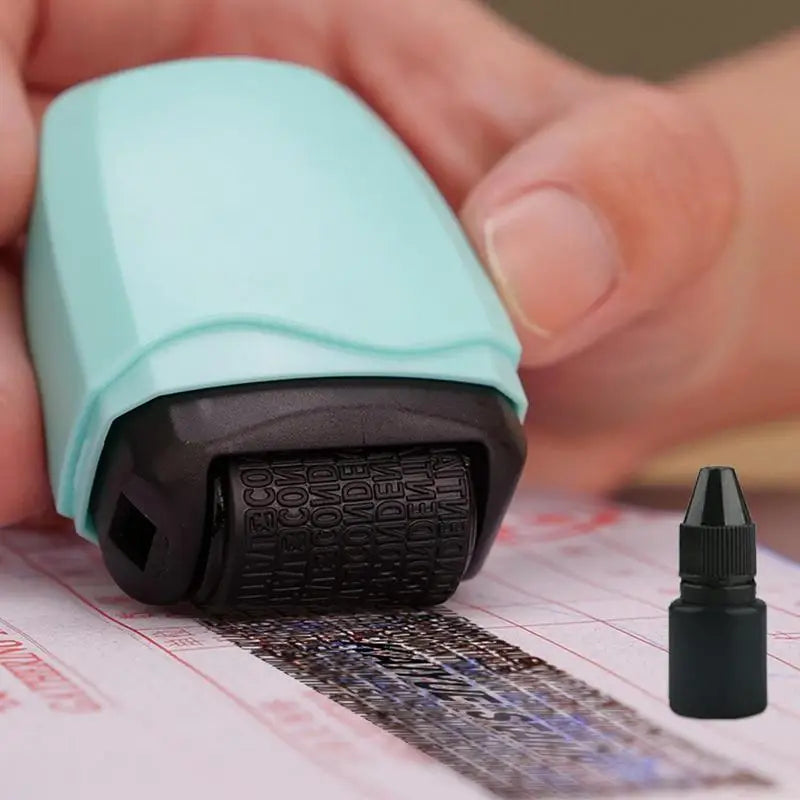 Identity Protection Roller Stamp Identity Theft Protection Roller Stamp For ID Blockout Privacy Confidential and Address Blocker