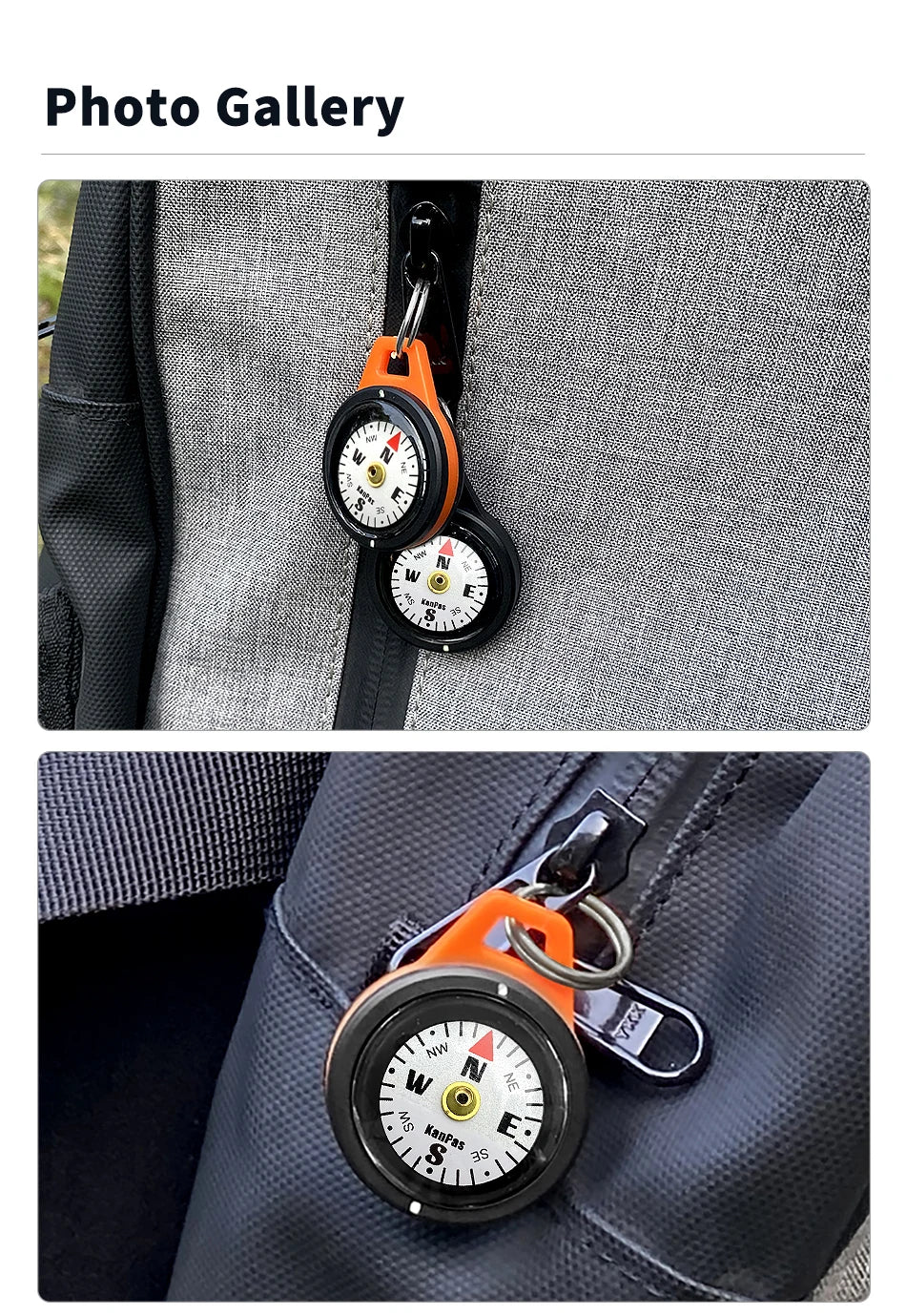 Kanpas EDC Outdoor Compass with Luminous / High Quality Compass / Outdoor Compass / Adventure Compass / K18 / K25