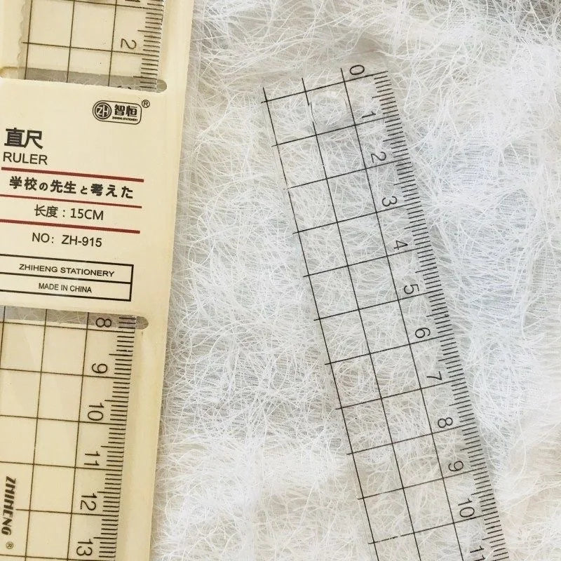 20CM Minimalist Unprinted Straight Edge Transparent Square Acrylic Plastic Multifunctional Student Scale Stationery Supplies