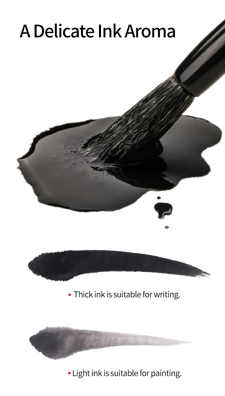 100ml/200ml/500ml Sumi Liquid Ink for Professioanl Traditional Calligraphy and Brush Painting Chinese Ink Writing Artworks