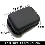 Earphone Data Storage Bag Oval Square Rectangle Cable Organizer Bags Mini Zipper Pouch Tech Gadgets Portable Charger U Disk Case