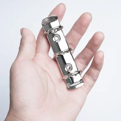 30mm A5A6A7 Notebook 6-Hole Binder Clips Binding Replacement Clip Metal Rings Accessories Loose-leaf Budget Binder Binding Rings