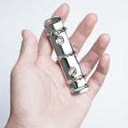 30mm A5A6A7 Notebook 6-Hole Binder Clips Binding Replacement Clip Metal Rings Accessories Loose-leaf Budget Binder Binding Rings