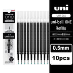 New Uni uniball Zento Flow Metal Rollerball Pen Aluminum Grip Gel Pens 0.5mm Water-Based Black Ink Ultra Smooth Writing Japan
