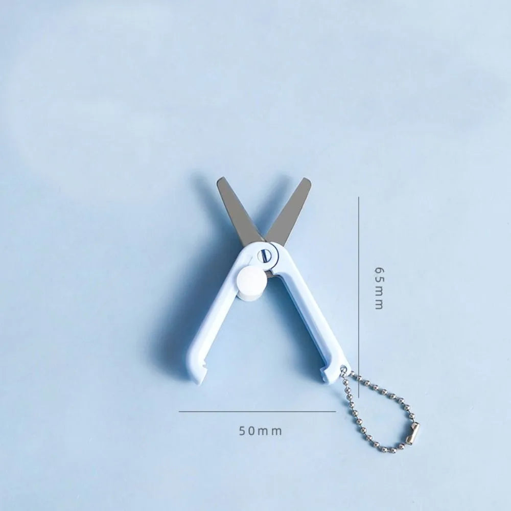 Portable Scissors For Office Students Mini Stainless Scissors Folding Scissors Multifunctional