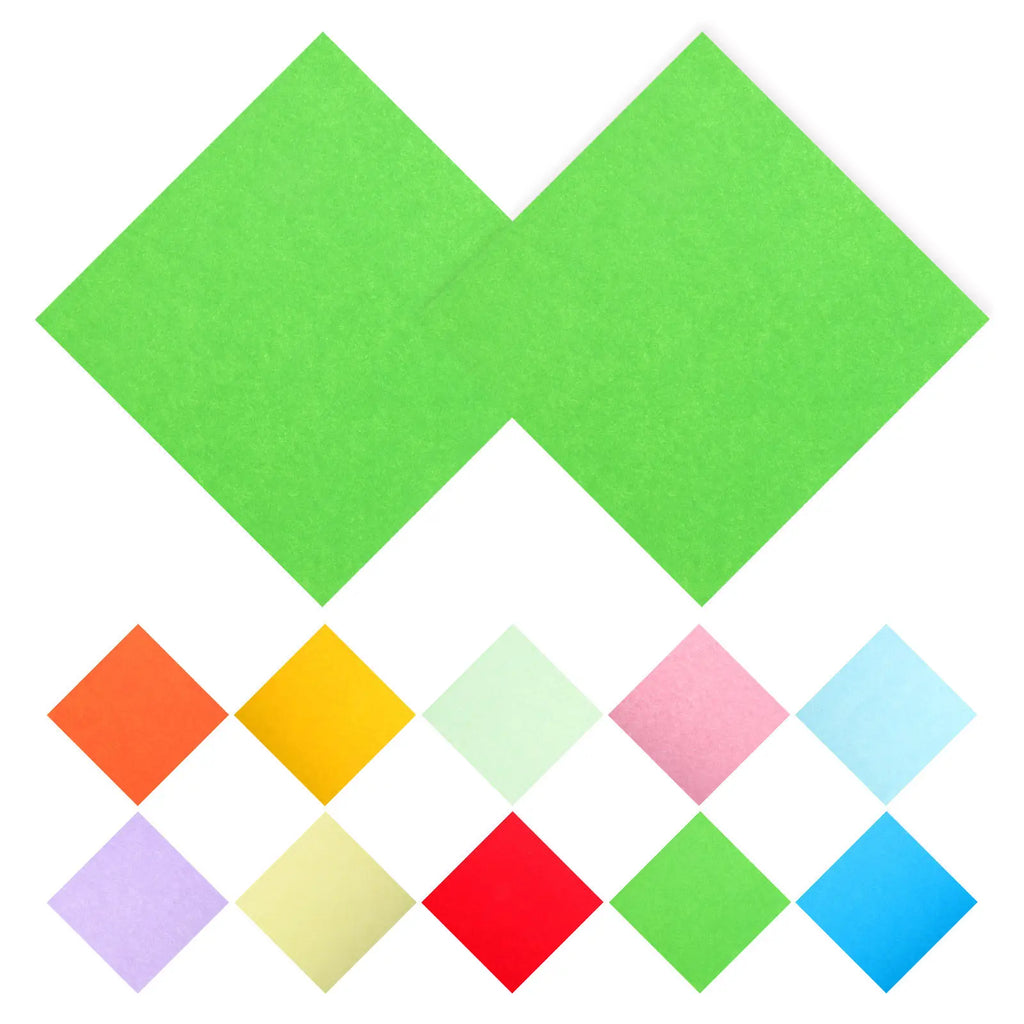 100 Sheets Square Colorful Cardstock Origami Paper Double Sided for Kids Fine Motor Skills Development DIY Crafts Construction