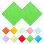 100 Sheets Square Colorful Cardstock Origami Paper Double Sided for Kids Fine Motor Skills Development DIY Crafts Construction
