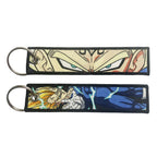 Dragon Ball Embroidery Cool Keychain Lanyard Anime Manga Series Badge Holder USB Pendant Portable Key Lanyard Accessories